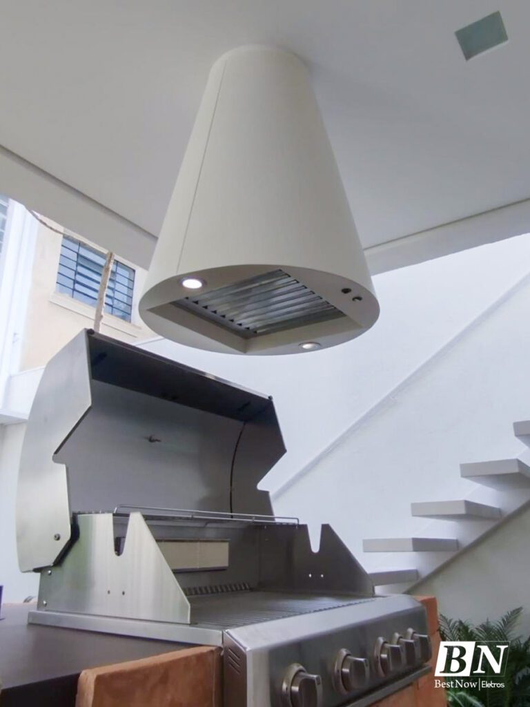 Coifa Ilha Cone